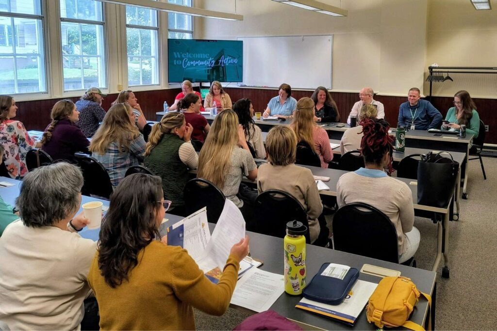 Cohort of students in a classroom