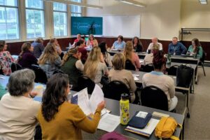 Cohort of students in a classroom