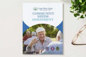 Cover of a magazine against a tan backdrop.