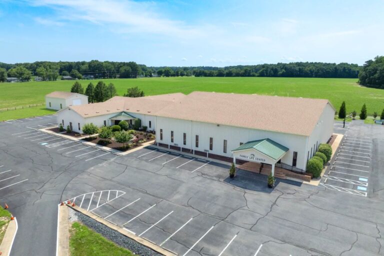 Aerial photo of building