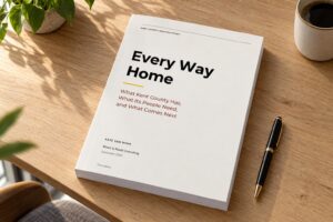 A report placed on a desk